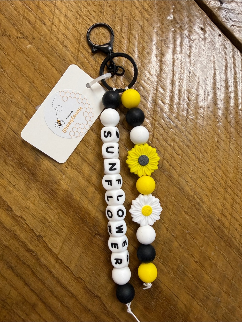 Sunflower keychain